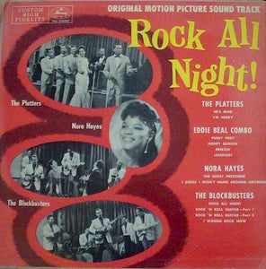 Various : Rock All Night! (LP, Album, Mono)