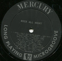 Laden Sie das Bild in den Galerie-Viewer, Various : Rock All Night! (LP, Album, Mono)
