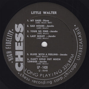 Little Walter : The Best Of Little Walter (LP, Comp, Mono)