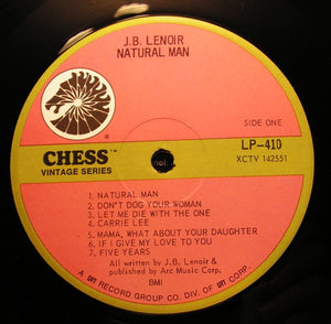 J.B. Lenoir : Natural Man (LP, Comp, RE)