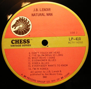 J.B. Lenoir : Natural Man (LP, Comp, RE)