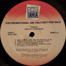 Laden Sie das Bild in den Galerie-Viewer, Smokey Robinson : Essar (LP, Album, Promo)
