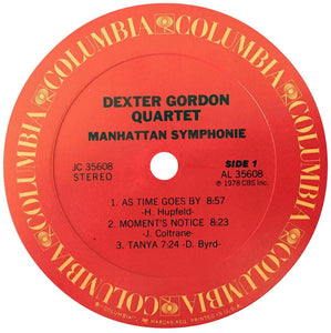 Dexter Gordon Quartet : Manhattan Symphonie (LP, Album)