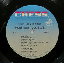 Load image into Gallery viewer, Sonny Boy Williamson (2) : More Real Folk Blues (LP, Album, Comp, Mono)
