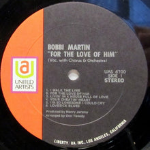 Laden Sie das Bild in den Galerie-Viewer, Bobbi Martin : For The Love Of Him (LP, Album, RE)
