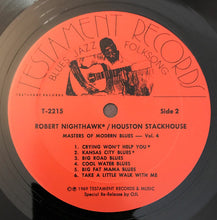 Charger l&#39;image dans la galerie, Robert Nighthawk With Johnny Young (3), John Wrencher* - Houston Stackhouse With Robert Nighthawk, Peck Curtis* : Masters Of Modern Blues Volume 4 (LP, Comp, Mono)
