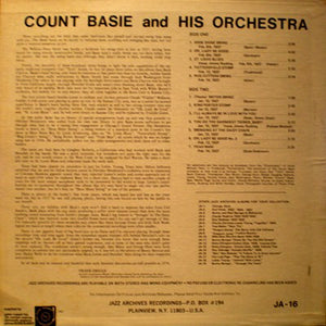 Count Basie And His Orchestra* : The Count At The Chatterbox (LP)
