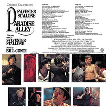 Laden Sie das Bild in den Galerie-Viewer, Bill Conti, Sylvester Stallone : Paradise Alley (LP, Album, Glo)
