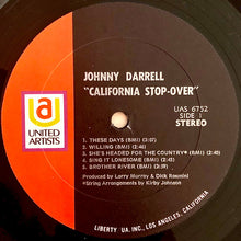 Laden Sie das Bild in den Galerie-Viewer, Johnny Darrell : California Stop-Over (LP, Album, All)
