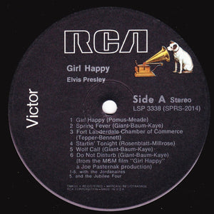 Elvis Presley : Girl Happy (LP, Album, RE, Bla)