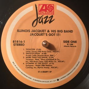 Illinois Jacquet & His Big Band : Jacquet's Got It (LP)