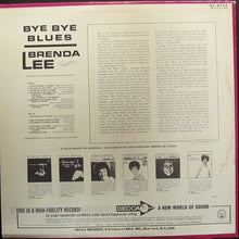 Laden Sie das Bild in den Galerie-Viewer, Brenda Lee : Bye Bye Blues (LP, Album, Mono, Pin)
