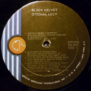O'Donel Levy : Black Velvet (LP, Album)