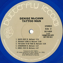 Load image into Gallery viewer, Denise McCann : Tattoo Man (LP, Promo, Blu)
