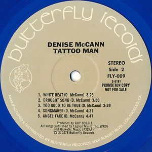 Denise McCann : Tattoo Man (LP, Promo, Blu)