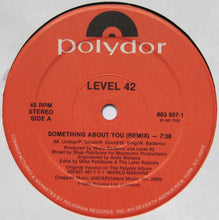 Laden Sie das Bild in den Galerie-Viewer, Level 42 : Something About You Remix (12&quot;)
