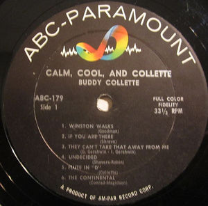 Buddy Collette : Calm, Cool & Collette (LP, Album, Mono)