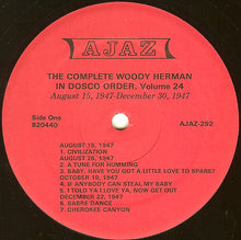 Laden Sie das Bild in den Galerie-Viewer, Woody Herman : The Complete Woody Herman In Disco Order, Volume 24 (LP, Comp)
