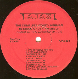 Woody Herman : The Complete Woody Herman In Disco Order, Volume 24 (LP, Comp)