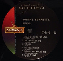 Charger l&#39;image dans la galerie, Johnny Burnette : Sings (LP, Album)
