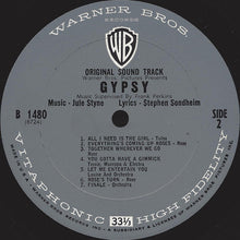 Load image into Gallery viewer, Rosalind Russell, Natalie Wood, Karl Malden : Gypsy (Original Sound Track) (LP, Album, Mono)
