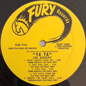 Lee Dorsey : Ya! Ya! (LP, Album, Mono)