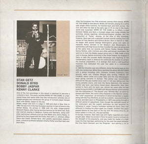 Stan Getz, Donald Byrd, Bobby Jaspar, Kenny Clarke : Europa Jazz (LP, Mono)