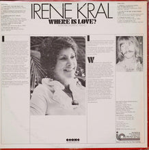 Load image into Gallery viewer, Irene Kral : Where Is Love? (LP, Album)
