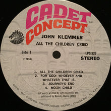 Charger l&#39;image dans la galerie, John Klemmer : All The Children Cried (LP, Album)
