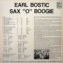Laden Sie das Bild in den Galerie-Viewer, Earl Bostic : Sax &quot;O&quot; Boogie (LP, Comp, RM)
