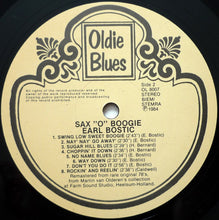 Laden Sie das Bild in den Galerie-Viewer, Earl Bostic : Sax &quot;O&quot; Boogie (LP, Comp, RM)
