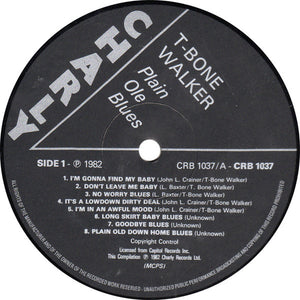 T-Bone Walker : Plain Ole Blues (LP, Comp)