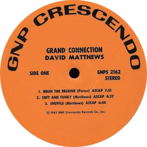 David Matthews Orchestra : Grand Connection (LP, Album)