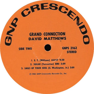 David Matthews Orchestra : Grand Connection (LP, Album)
