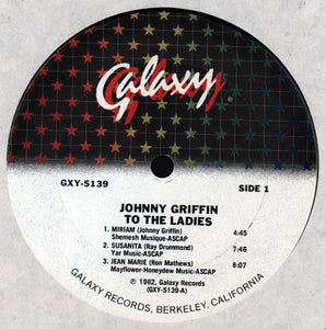 Johnny Griffin : To The Ladies (LP, Album)