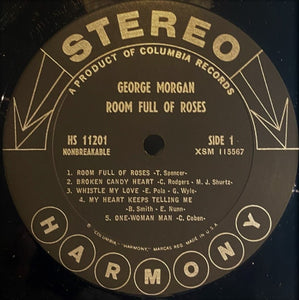 George Morgan (2) : Room Full Of Roses (LP, Album)