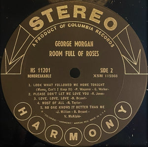 George Morgan (2) : Room Full Of Roses (LP, Album)