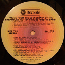 Laden Sie das Bild in den Galerie-Viewer, Various : Pretty Baby (Music From The Soundtrack Of The Paramount Motion Picture) (LP, Album)
