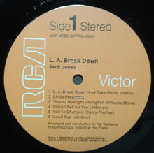 Load image into Gallery viewer, Jack Jones : L. A. Break Down (LP)
