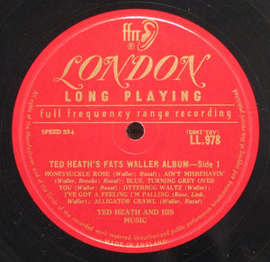 Ted Heath And His Music : The Music Of Fats Waller (LP, Album, Mono)