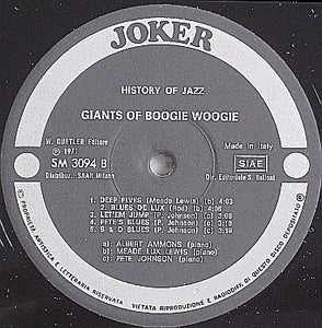 Various : Giants Of Boogie Woogie (LP, Comp, RE)