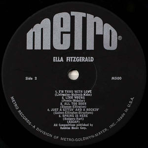 Ella Fitzgerald : Ella Fitzgerald (LP, Comp, Mono, MGM)