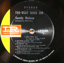 Laden Sie das Bild in den Galerie-Viewer, Sandy Nelson : The Beat Goes On (LP, Album, Ind)
