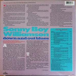 Sonny Boy Williamson (2) : Down And Out Blues (LP, Album, Mono, RE, Glo)