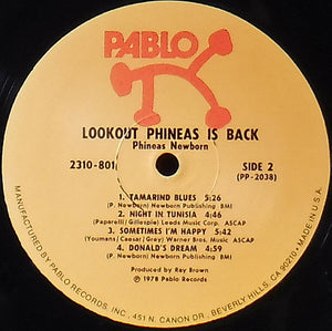 The Phineas Newborn Trio* : Look Out - Phineas Is Back! (LP, Album)