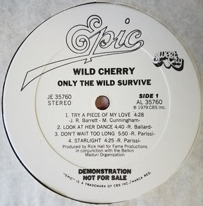 Wild Cherry : Only The Wild Survive (LP, Album, Promo, San)
