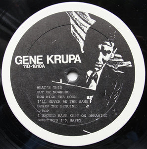 Gene Krupa And His Orchestra : The Greatest Big Band Combining Swing And Bebop - Gene Krupa 1944-51 And His Great Orchestra Recorded 'Live' - The Transition Years (LP, Comp, Mono)