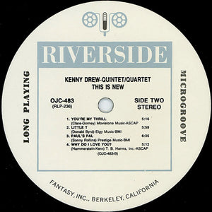 Kenny Drew Quintet / Kenny Drew Quartet : This Is New (LP, Album, RE, RM)