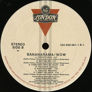 Bananarama : Wow! (LP, Album, 49)