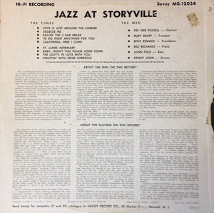 Pee Wee Russell / Ruby Braff : Jazz At Storyville Vol. 1 (LP, Album, Mono)